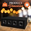 Pyle PAHT4 4-Way DJ Tweeter Speaker System, Four 3" Piezo Horn Tweeters, 300W Peak Power, 8 Ohm, Quick Connect Terminals - 3 of 4