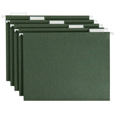 20ct Hanging File Folders Letter Size Green - up&up™: Paperboard Core, File Organizer, 100 Sheet Capacity, 20 Pack