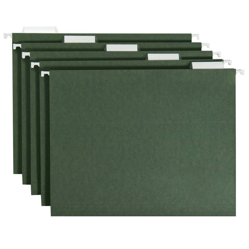 20ct Hanging File Folders Letter Size Green - up &#38; up&#8482;, 1 of 7