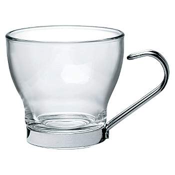 Bormioli Rocco Aromateca 7.5 oz. Opal Glass Cappuccino Cup with Stainless  Steel Handle (Set of 4) – Bormioli Rocco USA