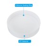 Unique Bargains Regular Mouth Plastic Mason Jar Lids with Silicone Sealing Ring 6 Pcs - 4 of 4