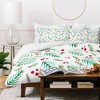 Angela Minca Xmas branches white Duvet Cover + Pillow Sham(s) - Deny Designs - 3 of 4