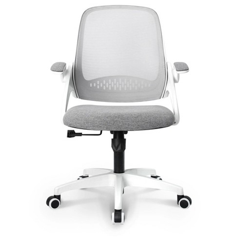 NEO CHAIR Office Chair Adjustable Desk Chair Mid Back Executive Comfortable  PU Leather Ergonomic Gaming Back Support Home Computer with Flip-up