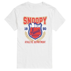 Men's - Peanuts - Snoopy Athletic Dept -Men's Short Sleeve Graphic T-Shirt Short Sleeve Graphic T-Shirt - 1 of 4