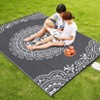 Outdoor Rug Reversible Rug Plastic Straw Mat - Weather-Resistant Large Floor Carpet for Patio, Deck & Garden - 2 of 4