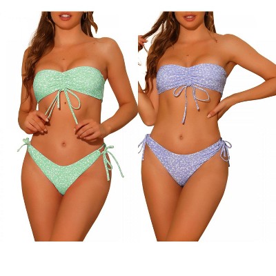 light green, purple