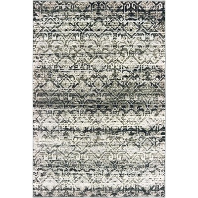 Oriental Weavers Bowen 042H2 Grey/ Ivory Indoor Area Rug - 2'3" x 7'6"