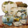 6" 4pk Earthenware Harvest Gatherings Canape Plates - Certified International - 2 of 2