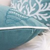ChicFurnit Bed Pillows Spa Seashells Home Pillow Velvet Decor Pillow with Hidden Zipper Cotton Pillows for Living Room Decoration, Green, 20"*1"*20" - 4 of 4