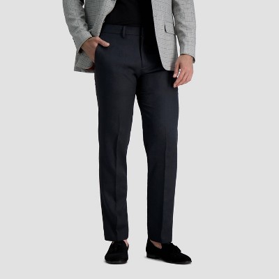 Haggar H26 Pantalon stretch coupe droite pour homme, Noir
