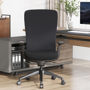COLAMY Ergonomic Office Desk Chair,High Back Office Chair with Mesh Back and Adjustable Lumbar Support, Grey - 1 of 4