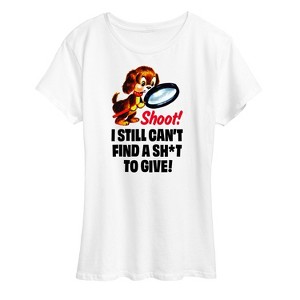 Women's - Instant Message - Can't Find A Sh Short Sleeve Graphic T-Shirt - 1 of 4