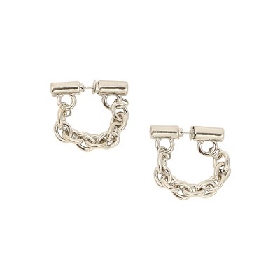 SOHI Women's The Chain Bar Hoop Earrings