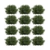 Spring Grass Half Orb Set of 12, 7" Plastic Faux Greenery Decor Accents by Melrose - 3 of 3
