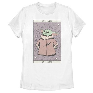 Women's Star Wars The Mandalorian The Child Simple Robe T-Shirt - 1 of 4