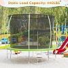14 FT Trampoline with Enclosure & Ladder, Heavy-Duty Outdoor Recreational Trampoline for Kids Adults, 440LB Capacity - 2 of 4