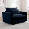 Christopher Knight Home Corduroy 33.8" Deep Seat Single Sofa Accent Chair with Waist Pillow - 2 of 4