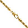 Chisel Stainless Steel Polished Yellow IP-plated 6mm Rope Chain Necklace 24" Necklace - 4 of 4