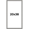 PosterPalooza | Slim Profile Silver Picture Frame - UV Acrylic, Foam Board Backing, Hanging Hardware - 2 of 4