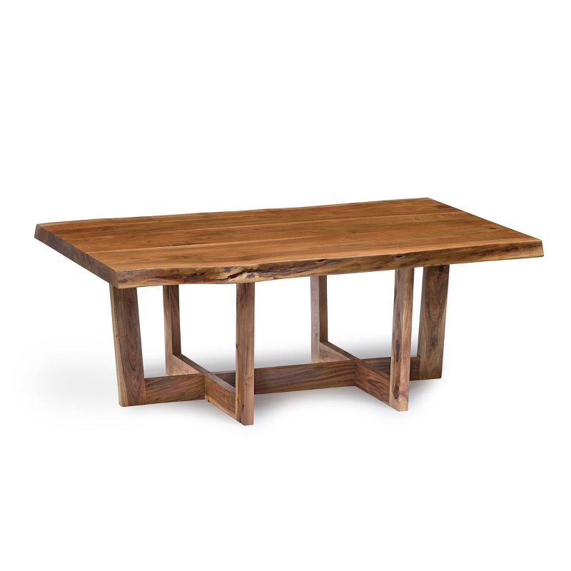 Berkshire Live Edge Wood Large Coffee Table Natural - Alaterre Furniture, 1 of 6