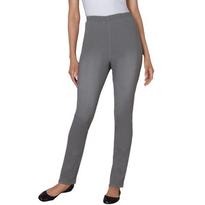 Woman Within Plus Size Tall Fineline Denim Jegging