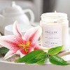 Craft & Kin Wood Wick, All-Natural Soy Aromatherapy Candle in Frosted Glass Jar  - 8 oz - 4 of 4