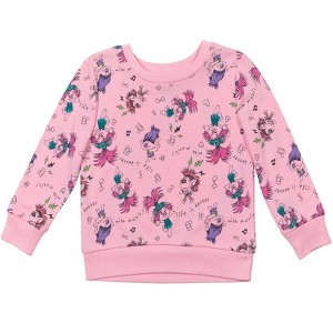 DreamWorks Trolls Poppy Big Girls Sweatshirt Pink 10-12 - 1 of 4