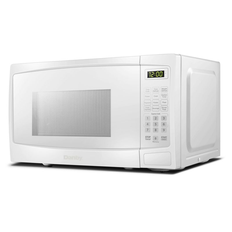 Danby DBMW1120BWW 1.1 cu. ft. Countertop Microwave in White, 2 of 10