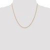 Black Bow Jewelry 1.3mm 18k Yellow Gold Baby Rope Chain Necklace - 2 of 4