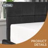 Mid-Century Full Size Storage Upholstered Tufted Bed Frame, Sofa Bed Frame with Comfortable Backrest and Armrests- Leovsnove - 4 of 4