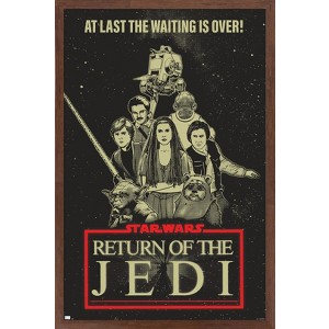 Trends International Star Wars: Return of the Jedi - The Wait Is Over Framed Wall Poster Prints - 1 of 4