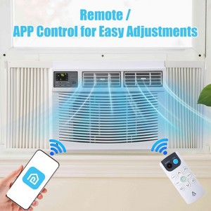6,000/8,000/10,000/12,000 BTU Smart Window Air Conditioner With Remote Control & WIFI & Dehumidifier & Energy Saving - 1 of 4