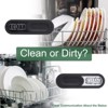 Unique Bargains Oval Clean Dirty Indicating Dishwasher Magnet - 3 of 4