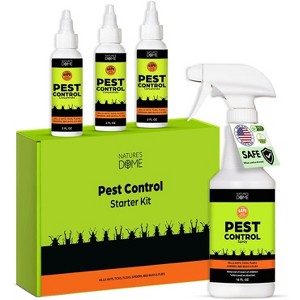 Nature's Dome Pest Control Starter Kit – Makes 3 Bottles – 16 ounces each, Eco-Friendly, Child & Pet Safe for Indoor/Outdoor Use - 1 of 1