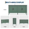 59" Sideboard Buffet Cabinet with Storage, Vintage Coffee Bar Cabinet with 4 Doors & Adjustable Shelves for Living Room, Kitchen, Hallway - 3 of 4