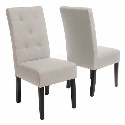GDFStudio San Marcos Contemporary Tufted Dining Chairs (Set of 2)