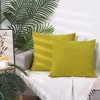 Unique Bargains Sofa Bed Solid Hidden Zippers Pillowcases 2 Pcs - 3 of 4