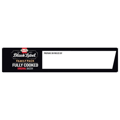 Hormel Black Label Fully Cooked Bacon Family Pack - 6.3oz