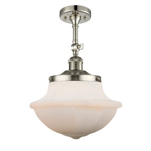 Oxford - 1 Light Adjustable Semi-Flush Mount In Traditional Style-15.5 Inches Tall and 11.75 Inches Wide - 1 of 1