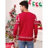 Clearlove Family Christmas Sweater – Crewneck Reindeer Knit Pullover for Men - 3 of 4