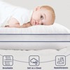 DSVIMOY Support Pillow Down Alternative Fill Pillow Set for All Sleep Positions and Comfort, White, 15.4"*9.7"*6.1" - 3 of 4