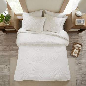 Ceiba Tufted Cotton Chenille Comforter Set