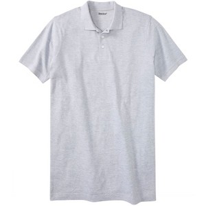 KingSize Longer-Length Shrink-Less Piqué Polo Shirt - 1 of 4