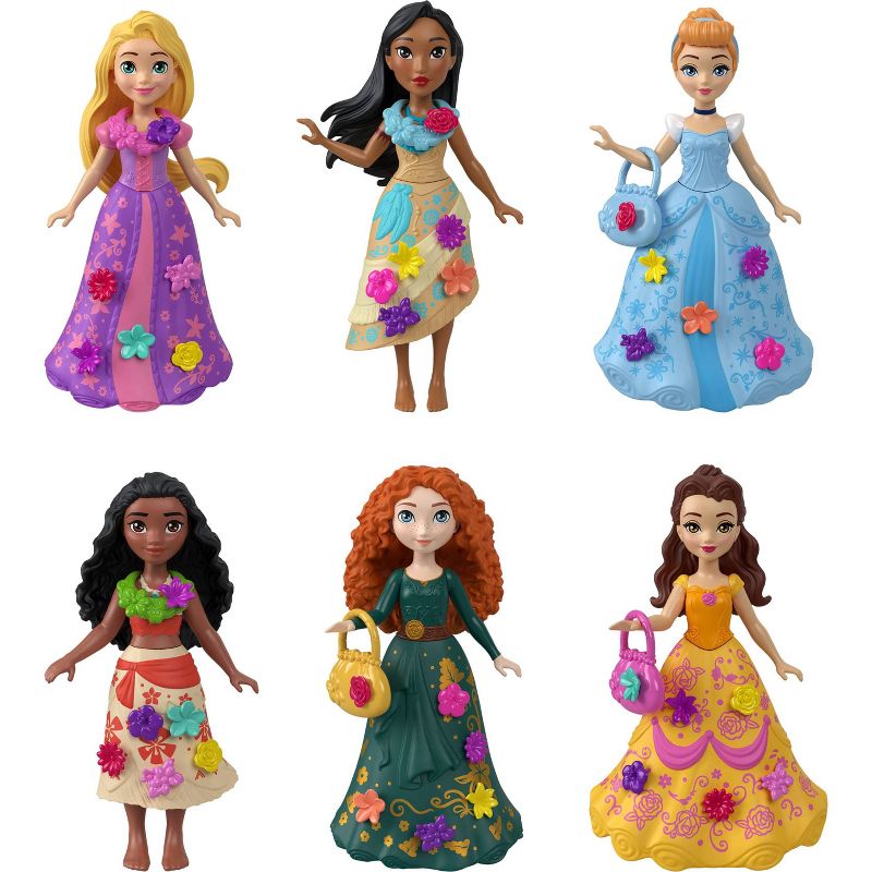Disney Princess Flower Series Pop &#38; Play Surprise Dolls &#38; 7 pc, 2 of 7