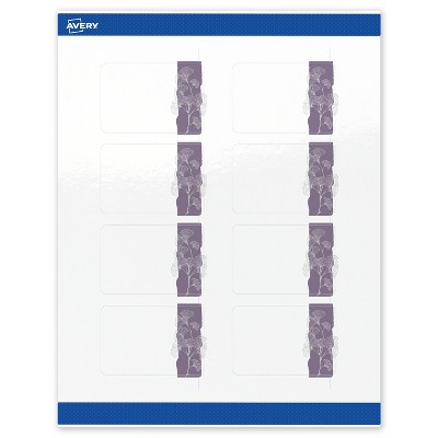 Avery Rectangle Shipping Labels, Floral Design, 2" x 3", 80ct