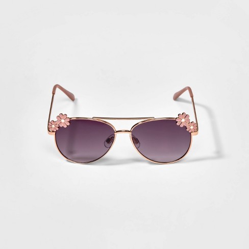 Girls aviator outlet sunglasses