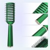 Unique Bargains ABS Portable Hair Brush Dark Green 1Pc - 3 of 4