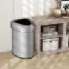LunaLulinlk 60L Stainless Corner Steel Trash Bin with Lid and Anti-slip Bottom - 2 of 4