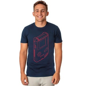 Seven Times Six Nintendo Game Boy T-Shirt Men's Simple Sketch Design Short Sleeve Tee - 1 of 4