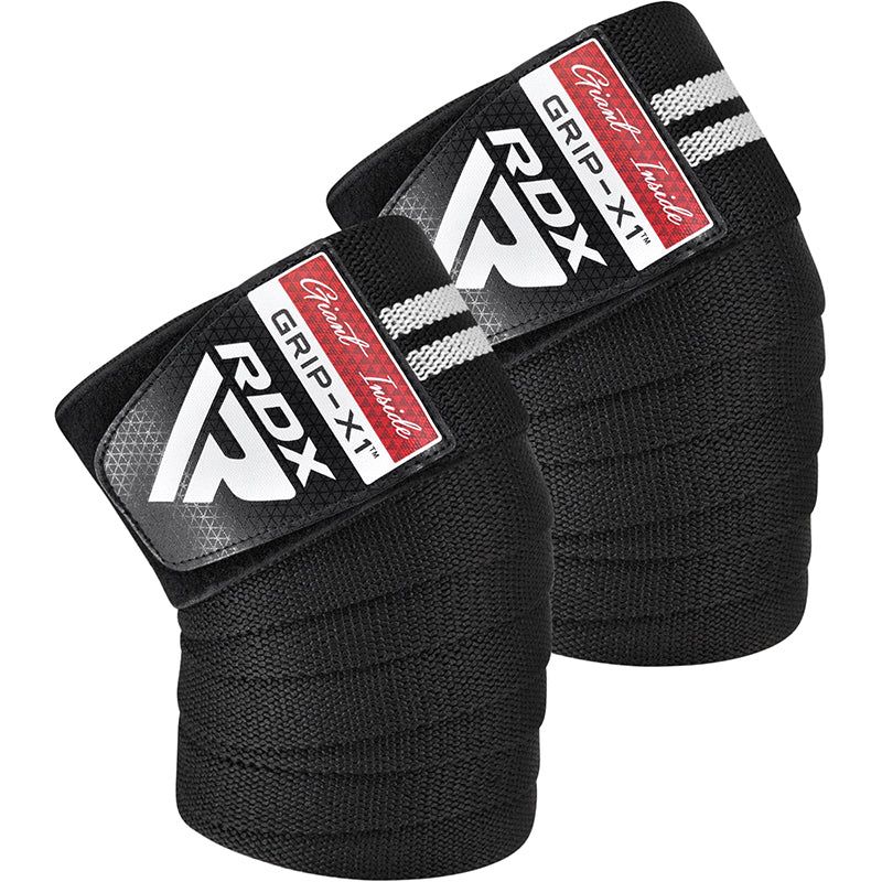 RDX KR11 Gym Knee Wrap for Weightlifting, Powerlifting, Squats, and CrossFit - Adjustable Compression Knee Support for Men and Women, 1 of 6
